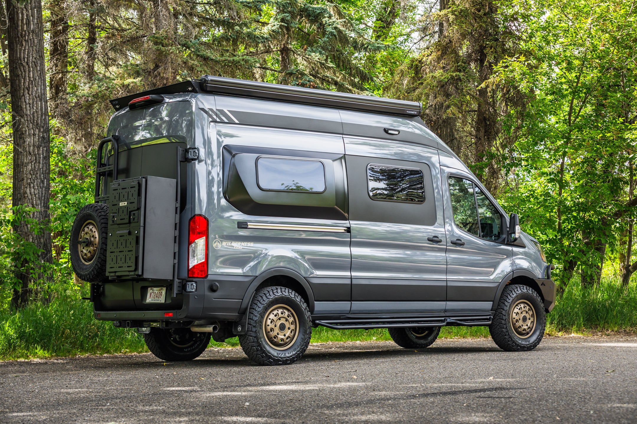 Tire Carrier & Ladder Combo for Ford Transit MK8