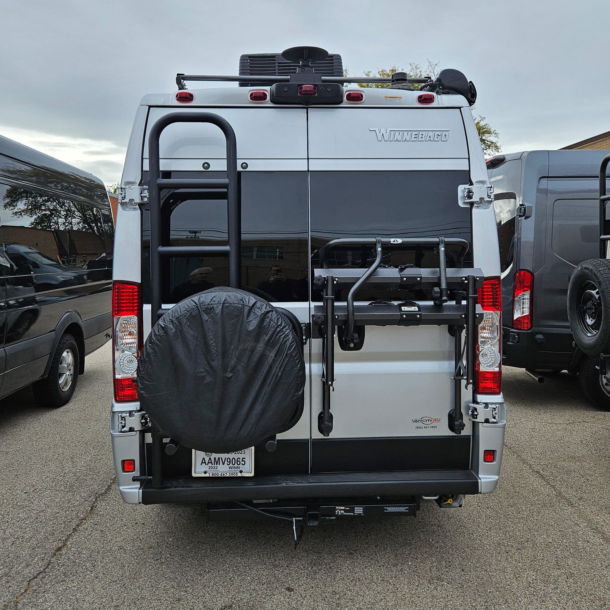 Tire Carrier & Ladder Combo Ducato - Drill Through Version