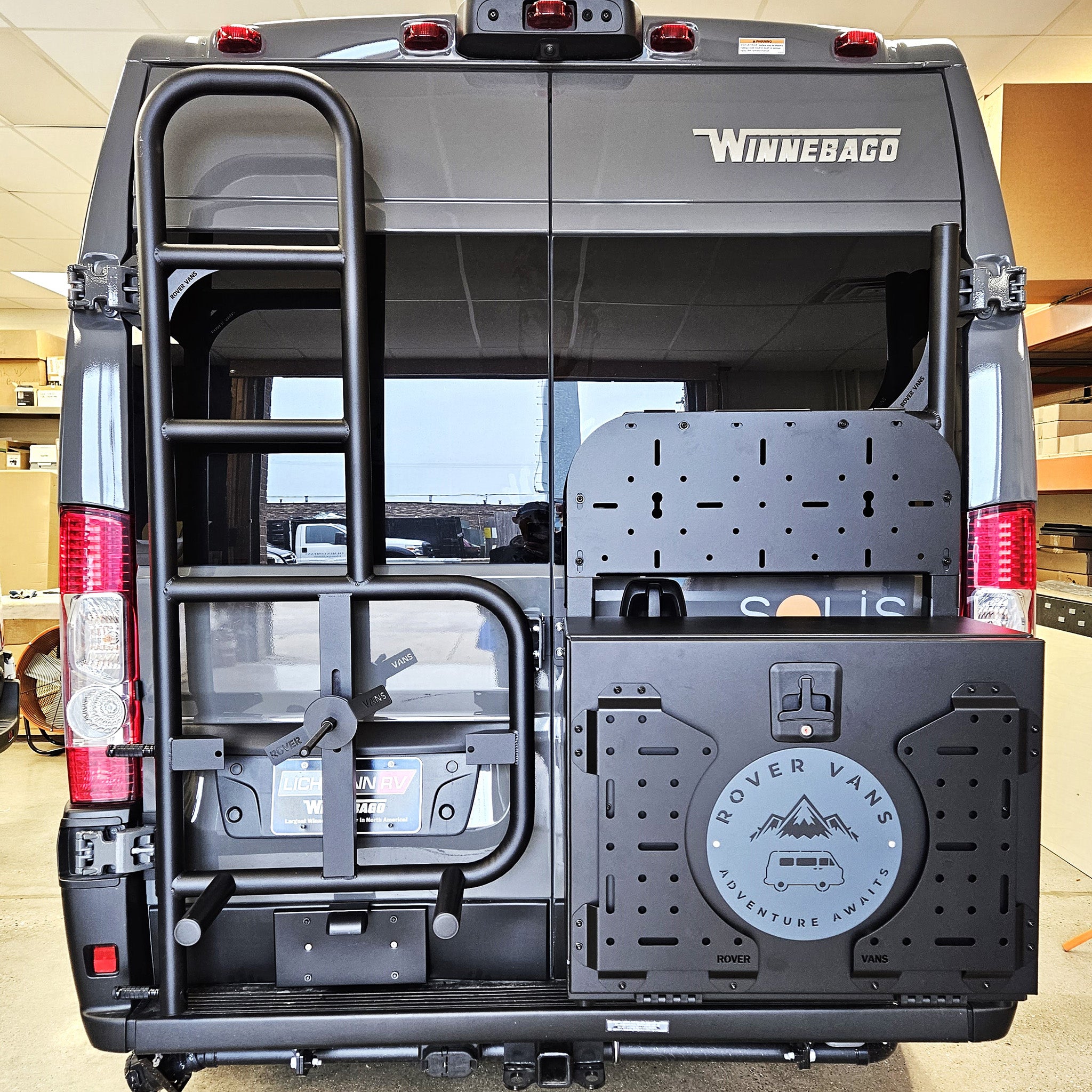 Tire Carrier & Ladder Combo Ducato - Drill Through Version