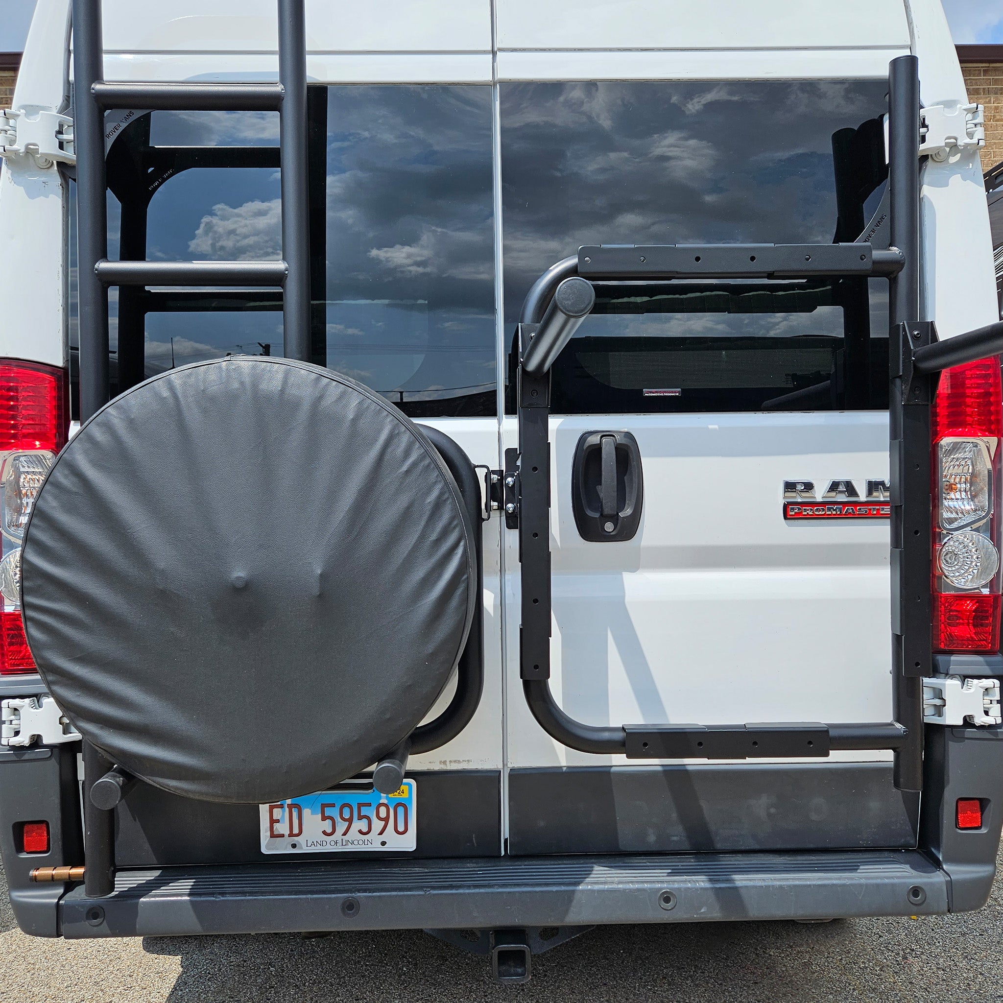 Tire Carrier & Ladder Combo Ducato - Drill Through Version