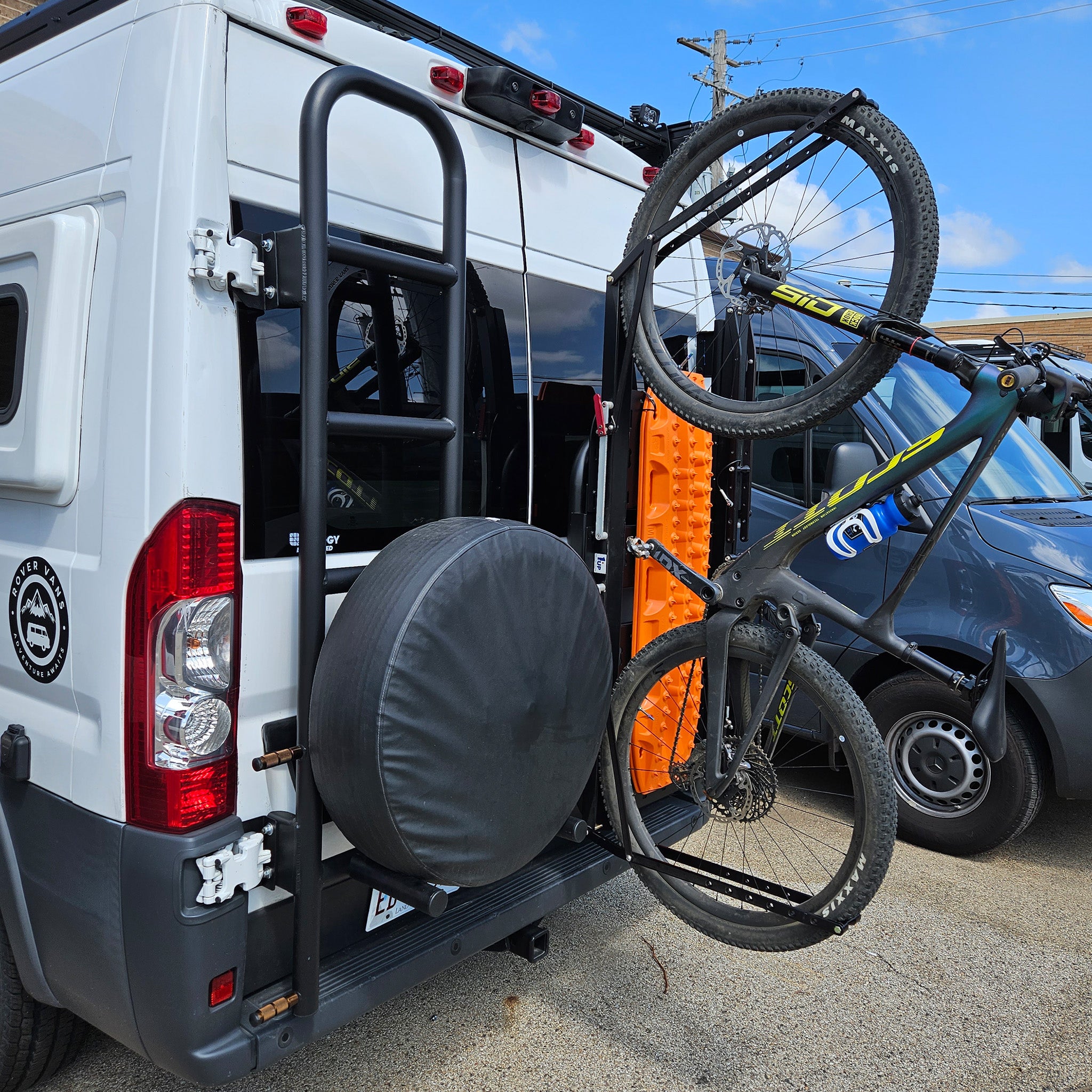 Tire Carrier & Ladder Combo Ducato - Drill Through Version