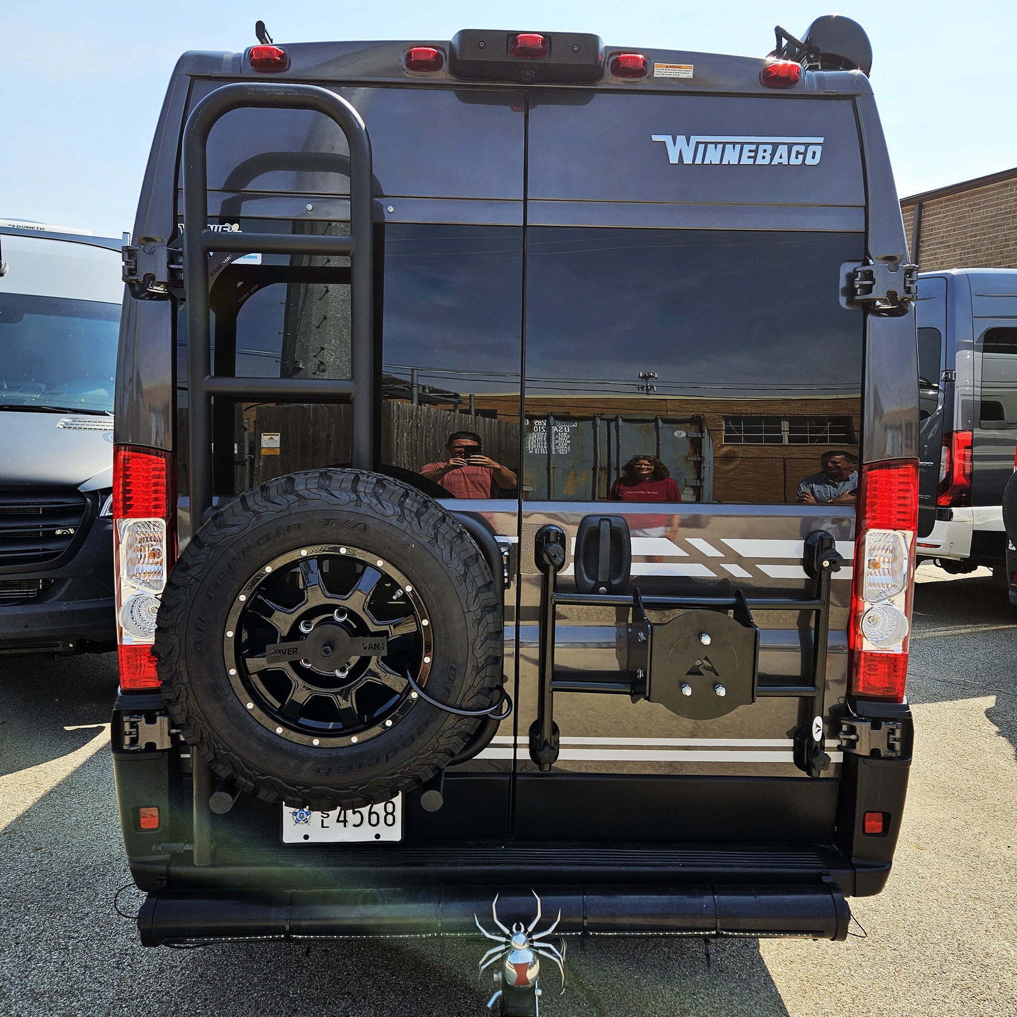 Tire Carrier & Ladder Combo Ducato - Drill Through Version