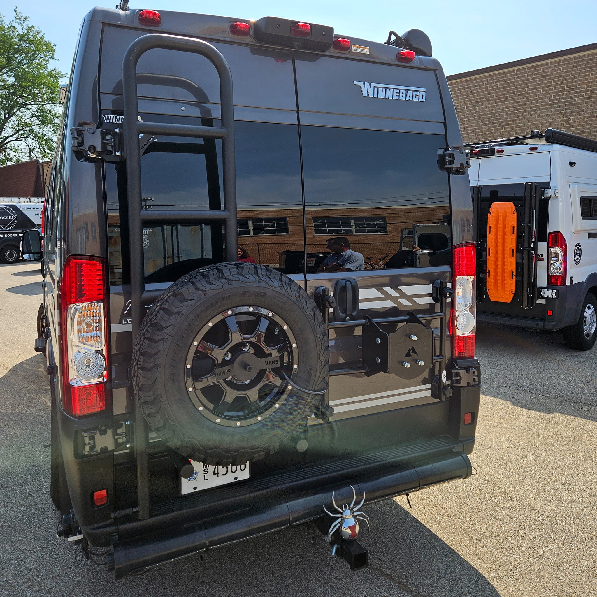 Tire Carrier & Ladder Combo Ducato - Drill Through Version