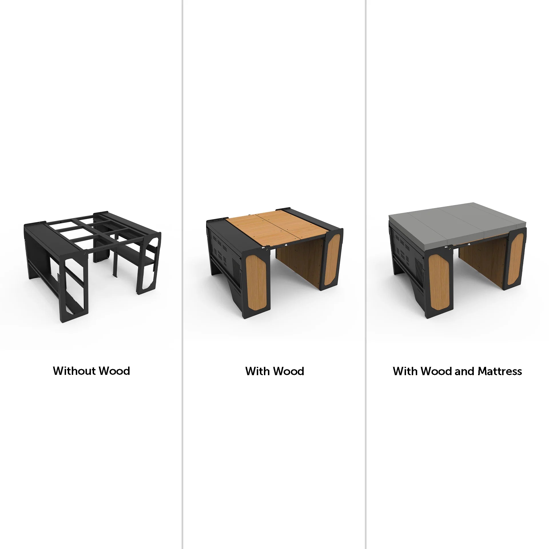 Garage System – 3in1 Bed/Desk/Storage