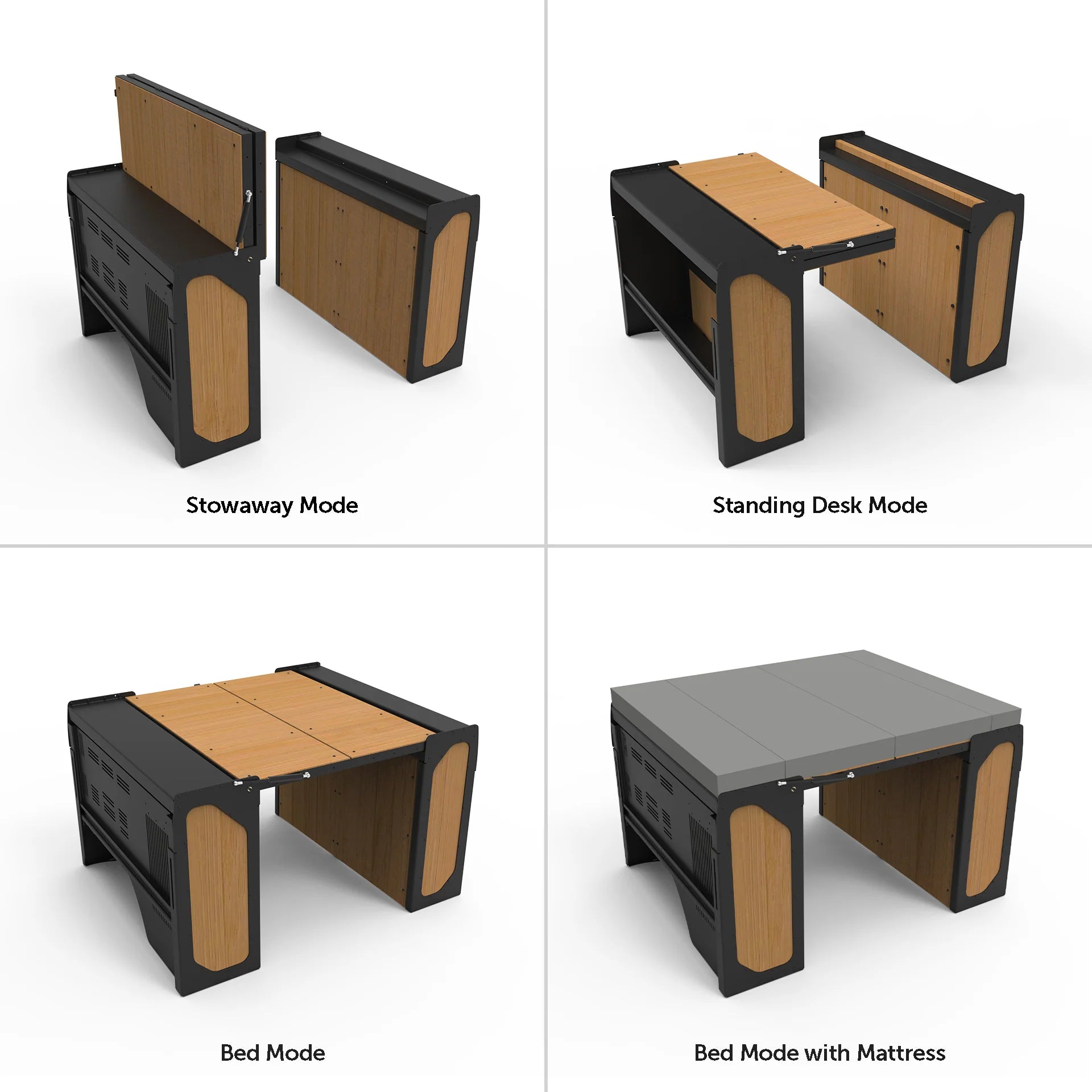 Garage System – 3in1 Bed/Desk/Storage