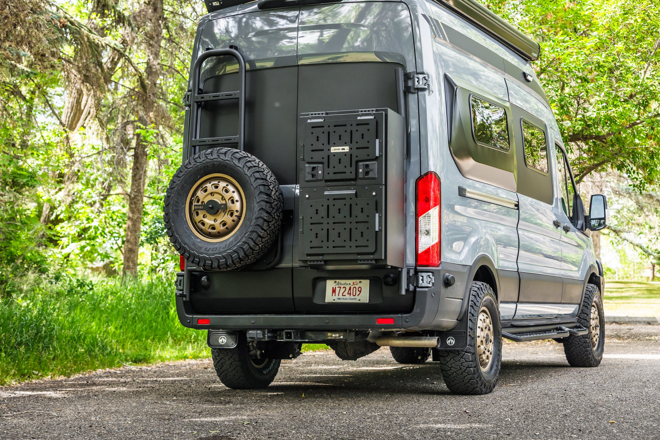 Tire Carrier & Ladder Combo for Ford Transit MK8