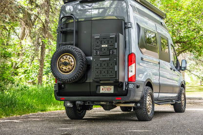 Tire Carrier & Ladder Combo for Ford Transit MK8