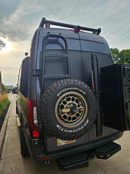 Tire Carrier & Ladder Combo for MAN TGE