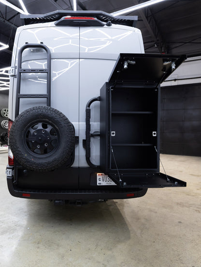 Tire Carrier & Ladder Combo for Ford Transit MK8