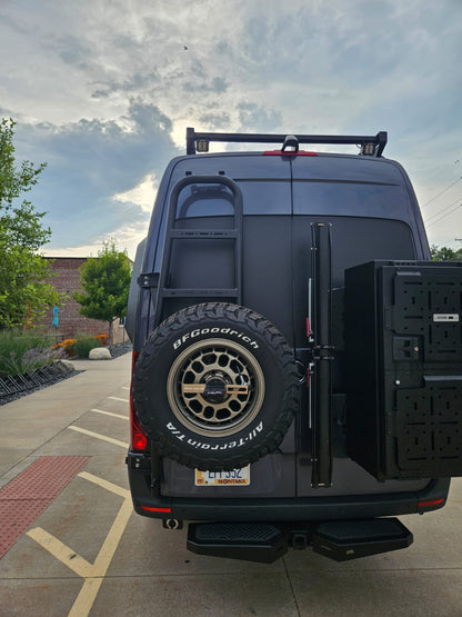 Tire Carrier & Ladder Combo for MAN TGE