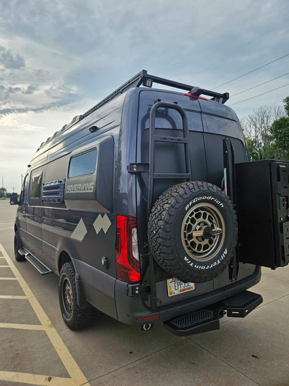 Tire Carrier & Ladder Combo for MAN TGE